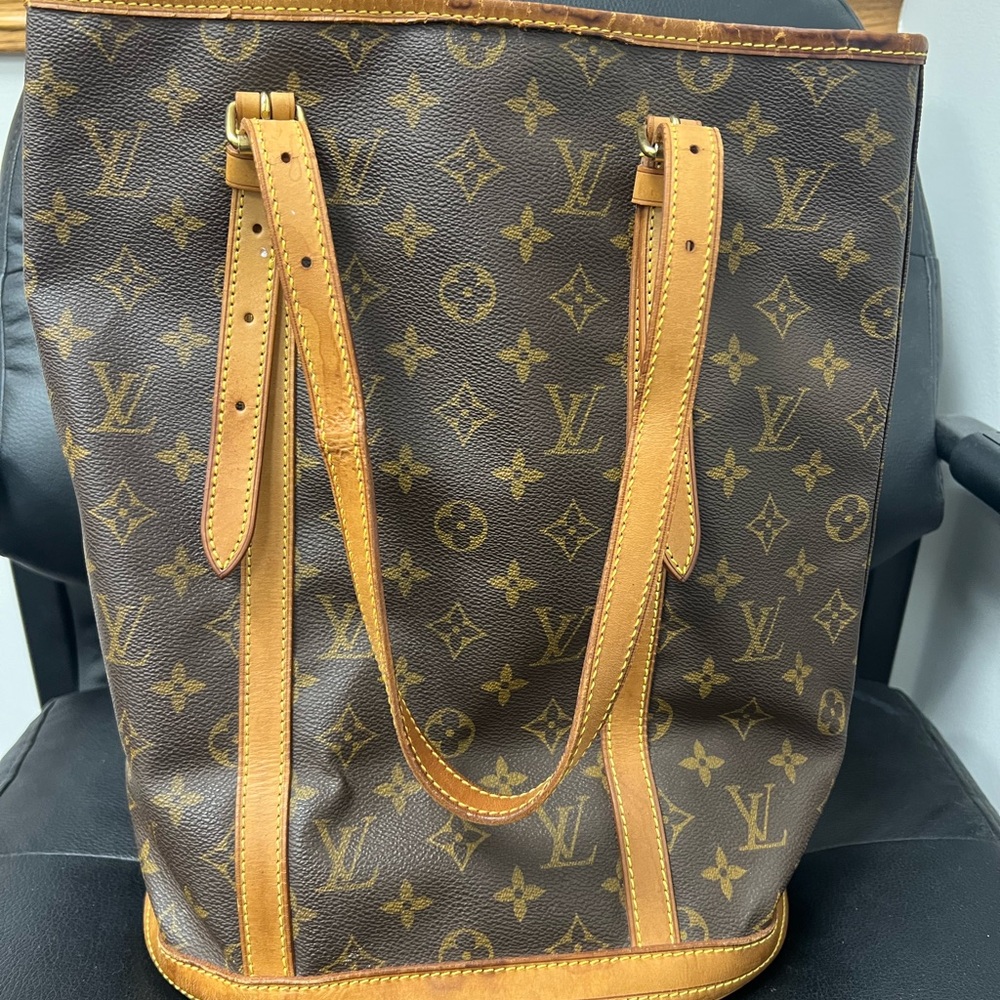 Vintage Louis Vuitton Brown Monogram Shoulder Bag